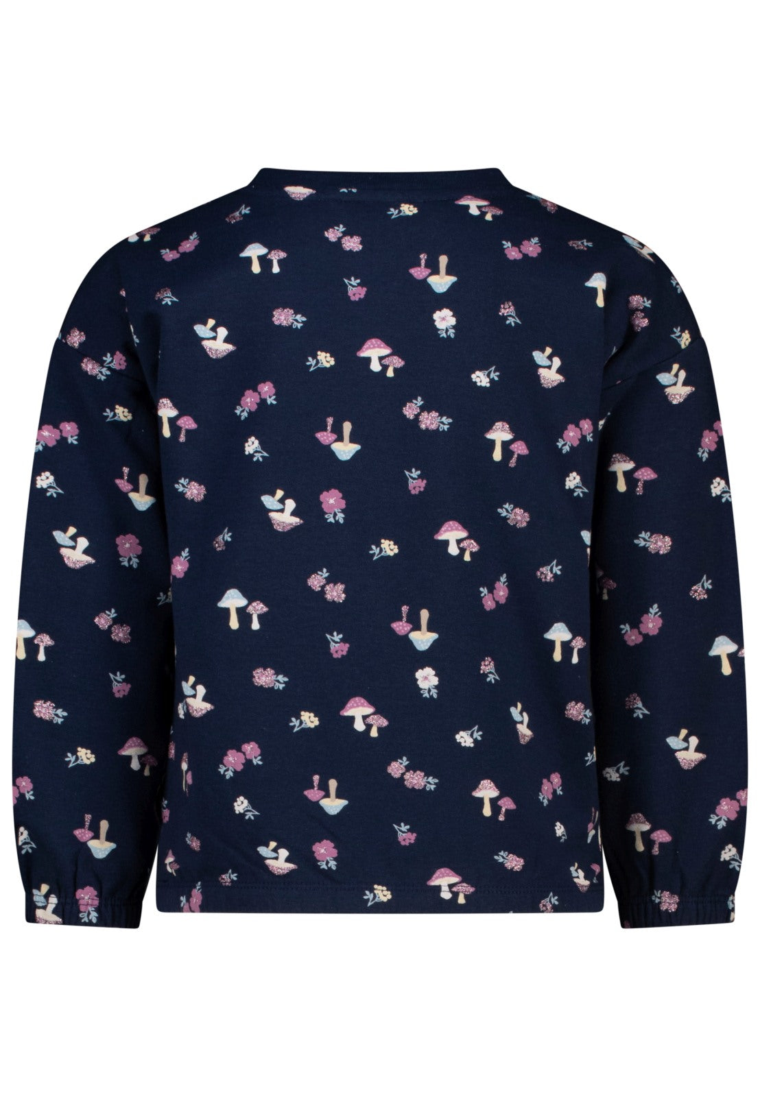 Salt and Pepper Mädchen Sweater forest AOP – dark blue