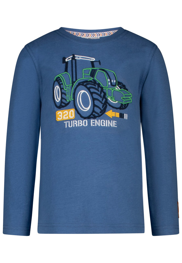 Salt and Pepper Jungen Langarmshirt 10146 – blue