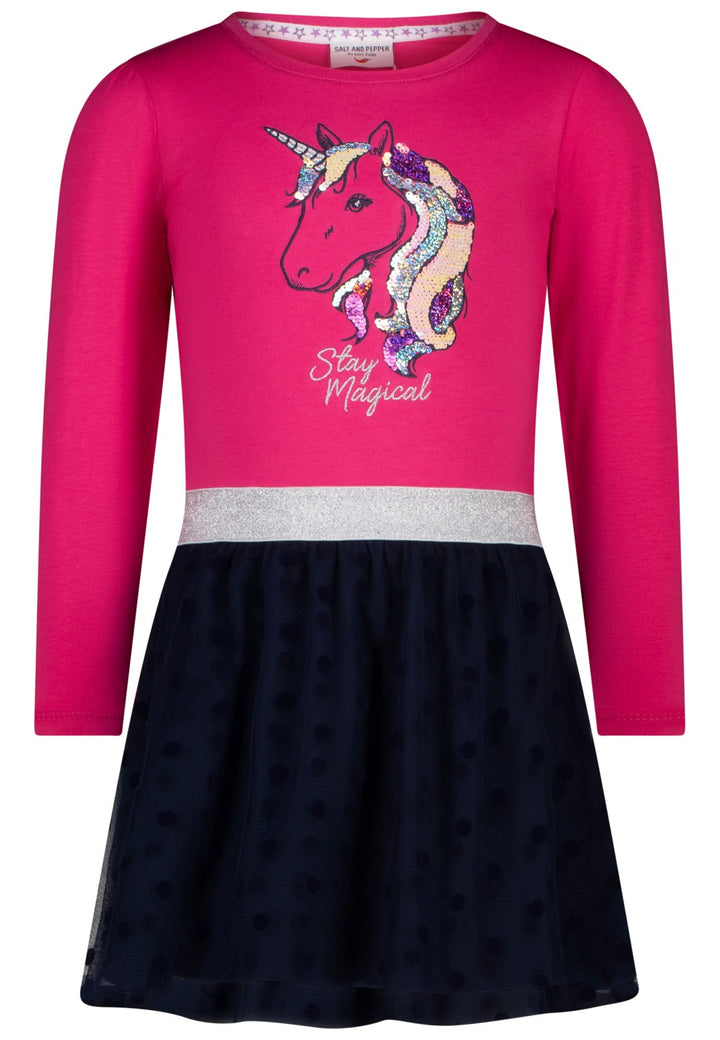 Salt and Pepper Mädchen Kleid 10157 – pink