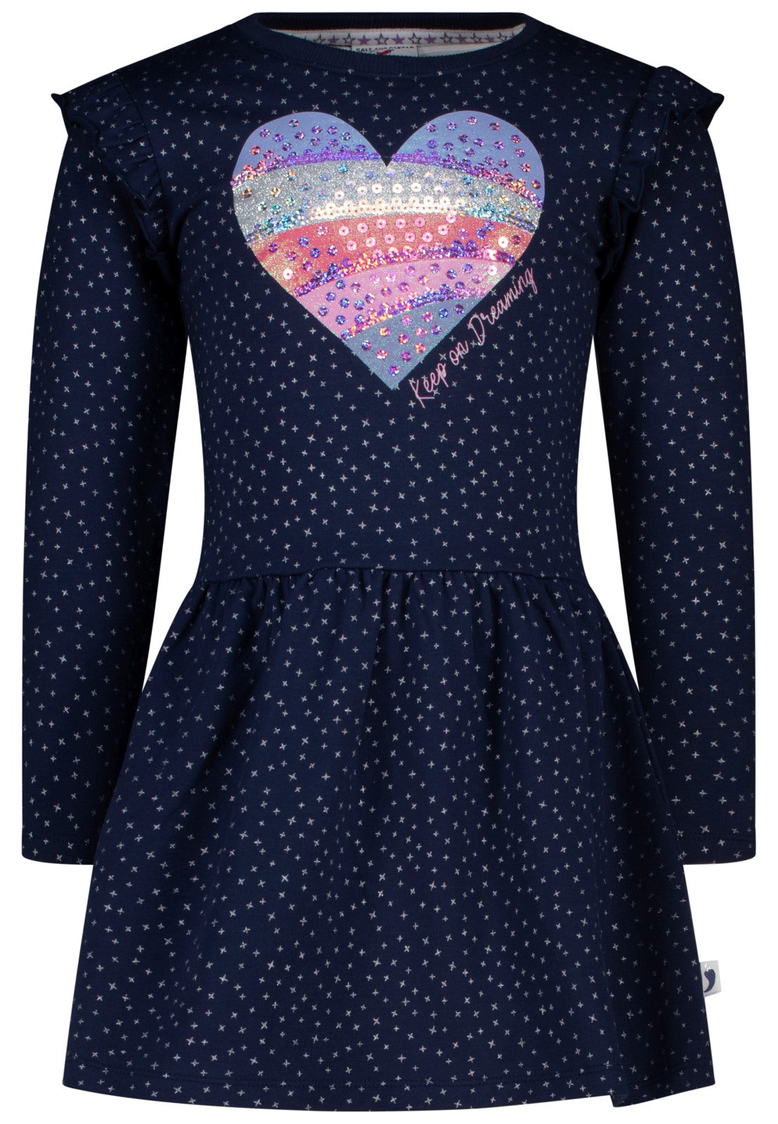 Salt and Pepper Mädchen Kleid 10160 – dark blue