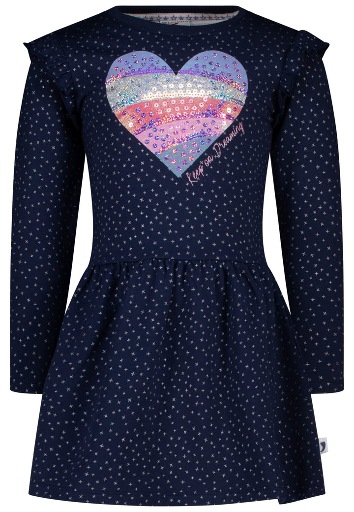 Salt and Pepper Mädchen Kleid 10160 – dark blue