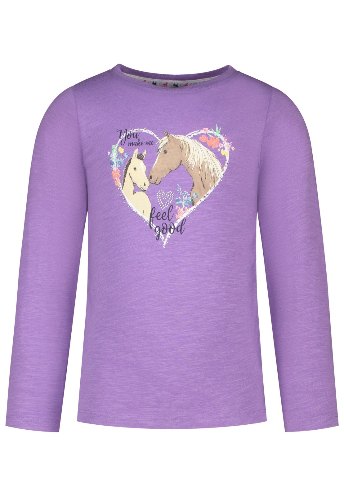 Salt And Pepper Mädchen Longsleeve 5632013832 – tulip violet