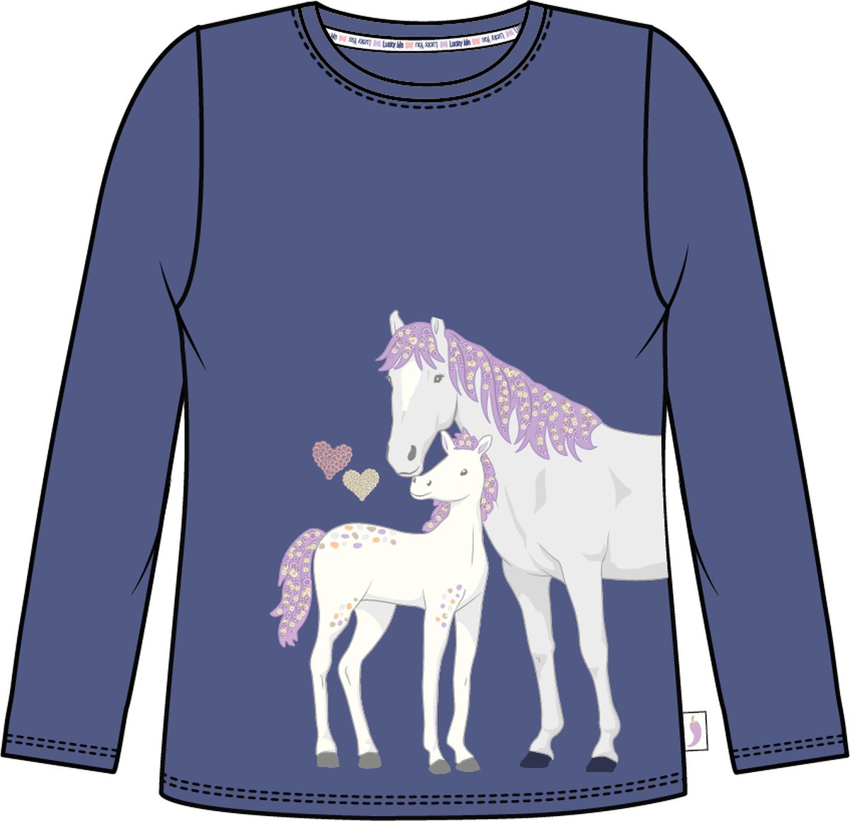 Salt And Pepper Mädchen Longsleeve 5632013850 – ink blue