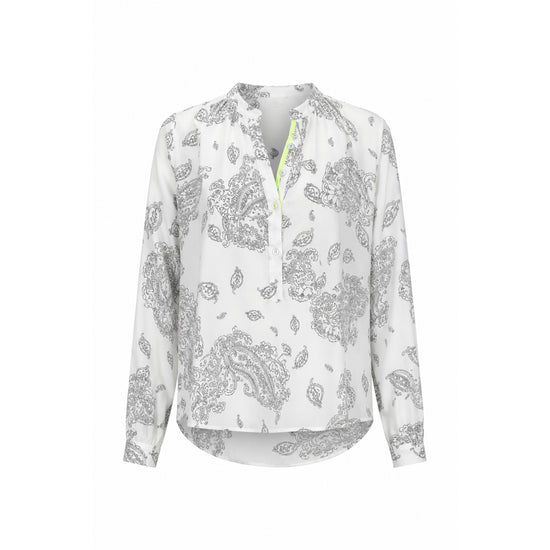 Emily van den Bergh Damen Bluseshirt Paisley-Print