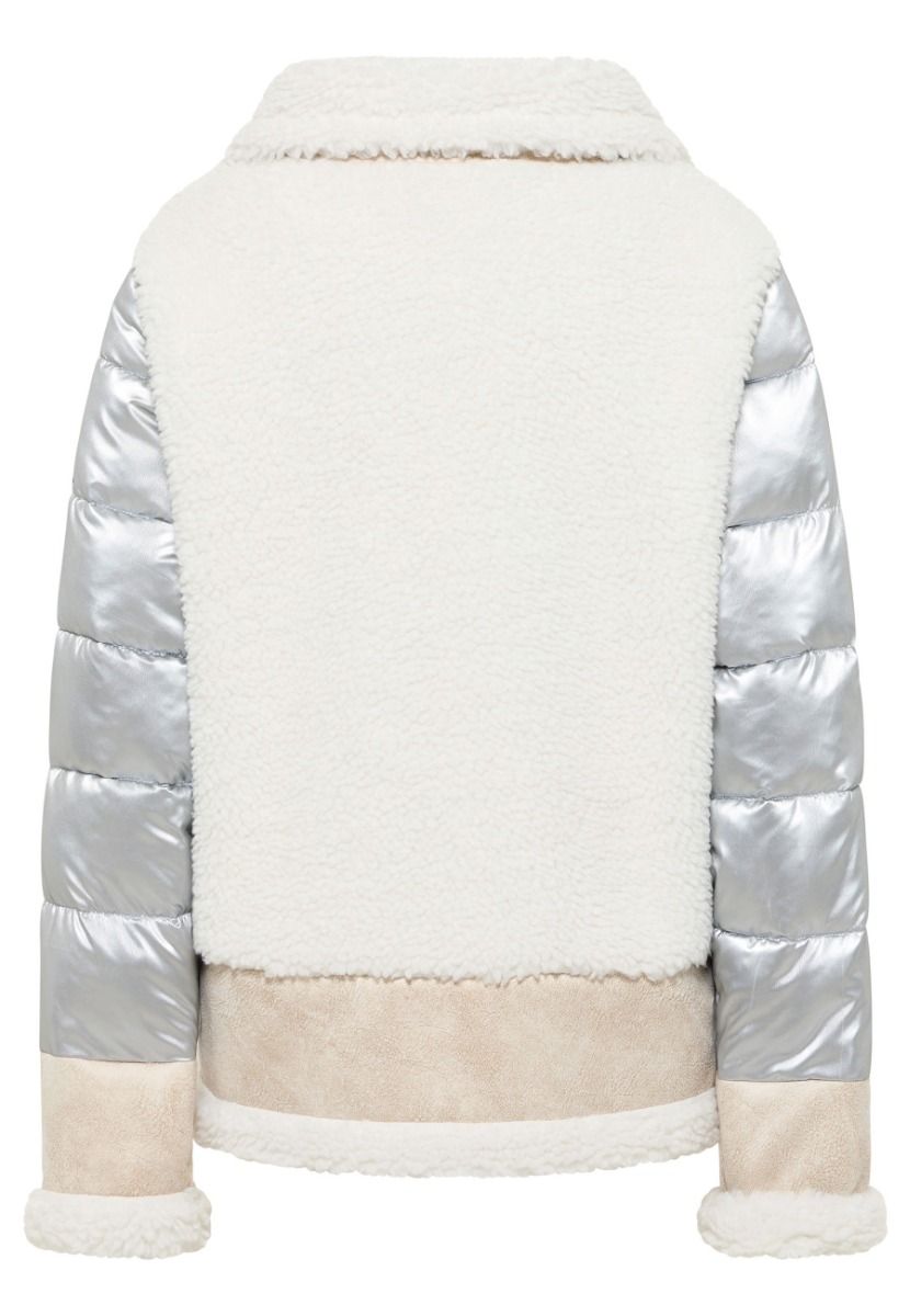 Frieda & Freddies Damen Winterjacke Fake Fur Fiona - offwhite