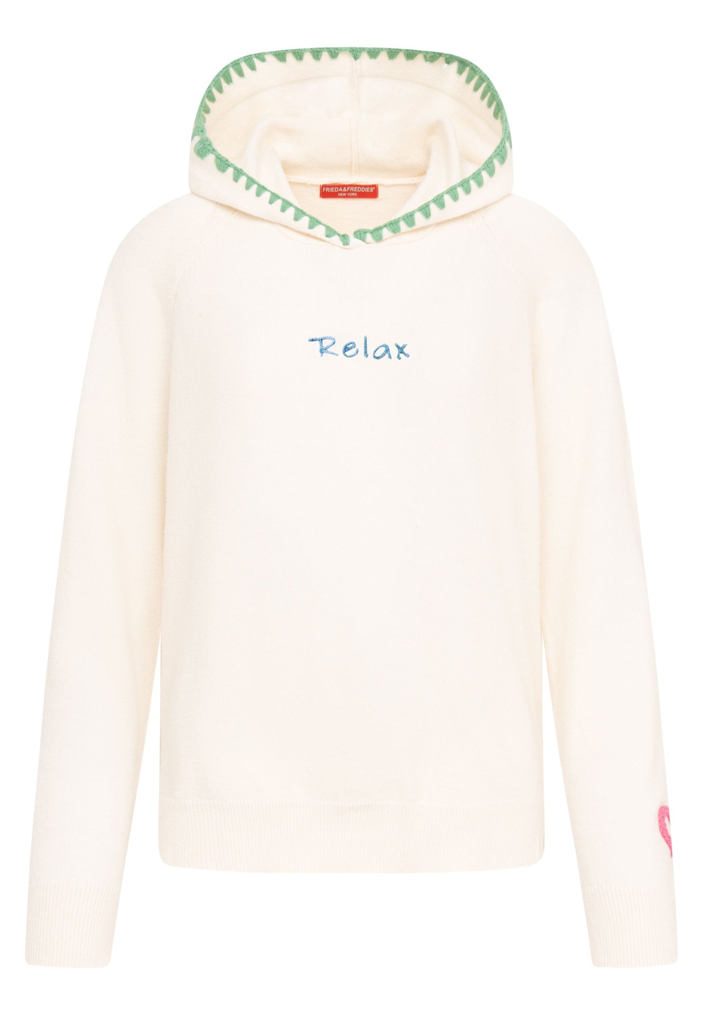 Frieda and Freddies Damen Kapuzenpullover 266310 – off-white