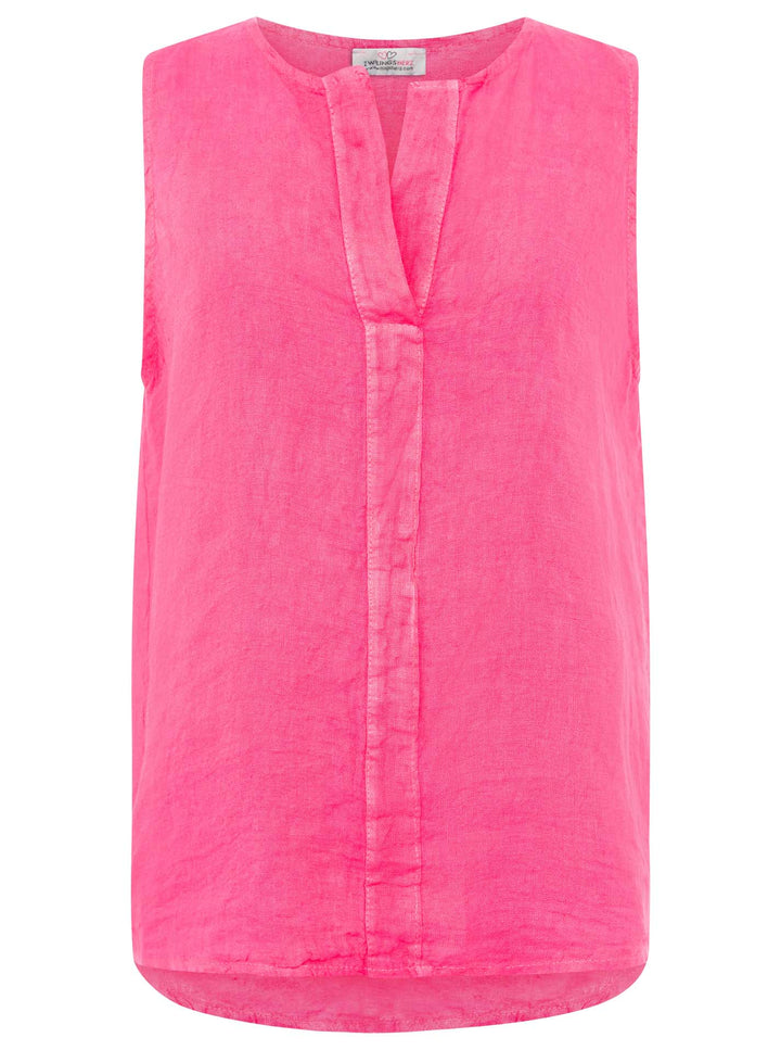 Zwillingsherz Damen Leinen Top "Classic"