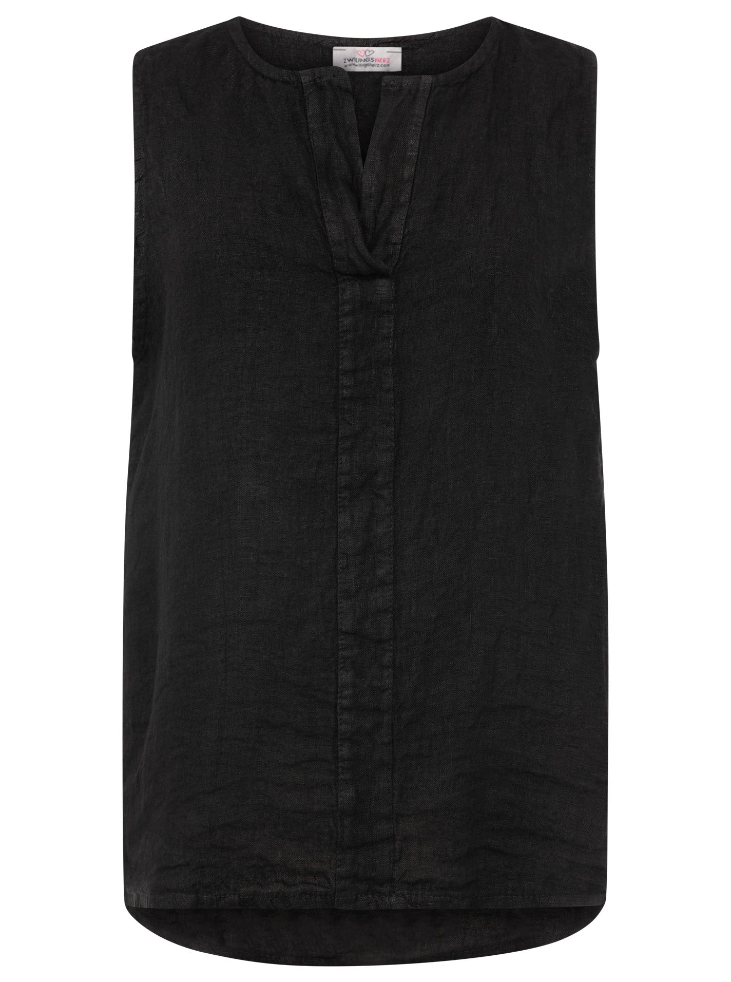 Zwillingsherz Damen Leinen Top "Classic"