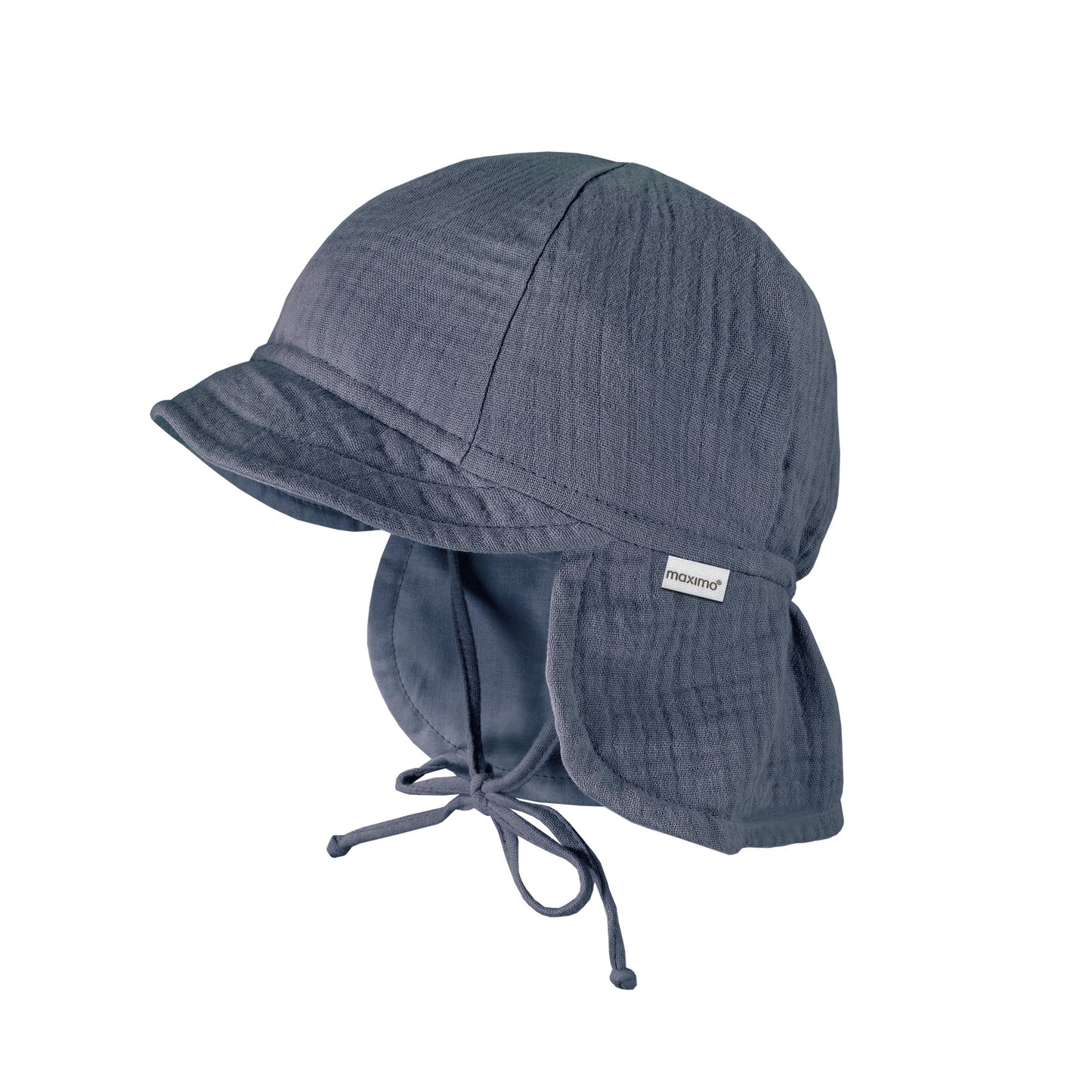 Maximo Kinder Mütze mit Schild Musselin