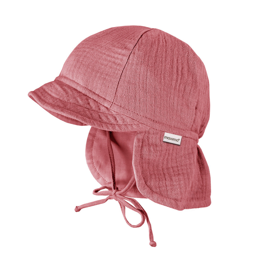 Maximo Kinder Mütze mit Schild Musselin
