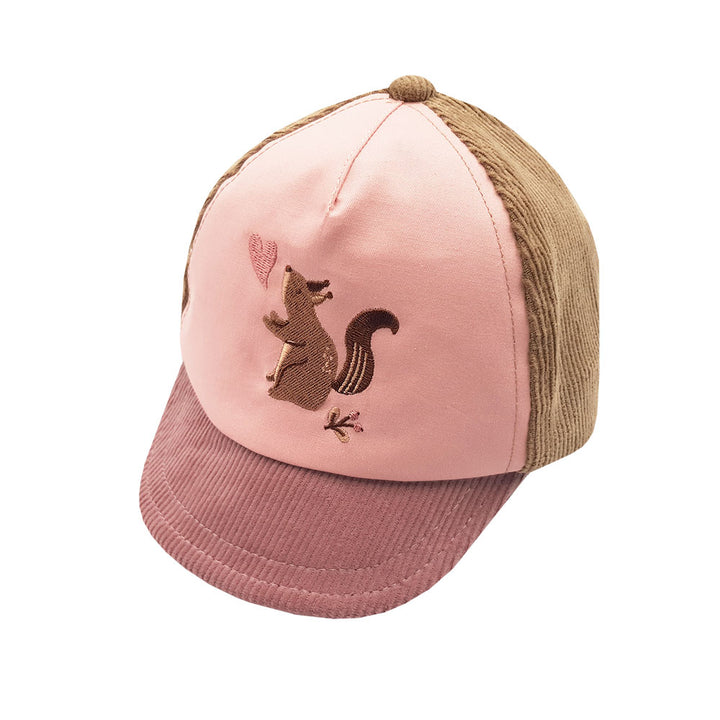Maximo BABY GIRL-Cap Eichhörnchen Klettverschluß