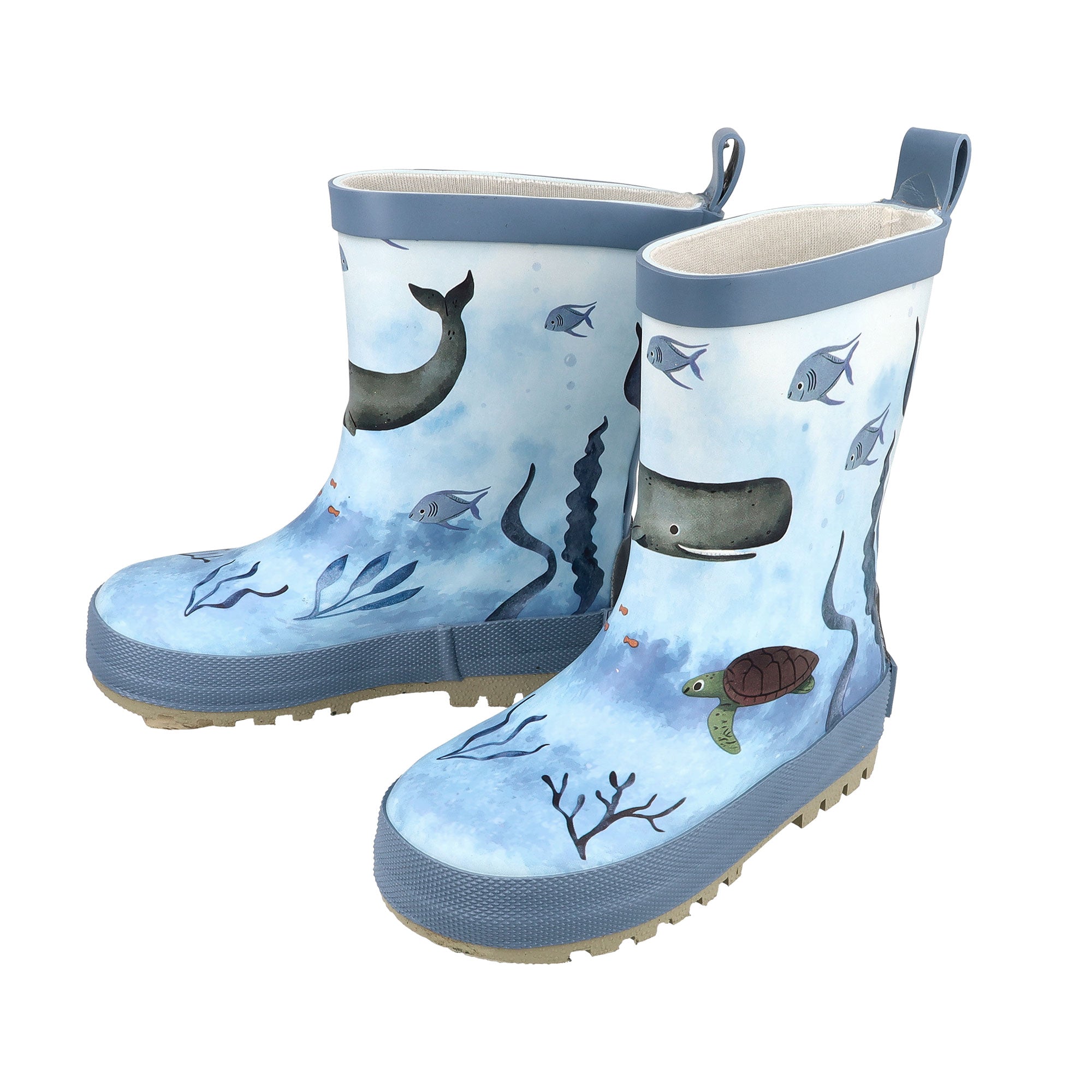 Maximo Kinder Gummistiefel Unterwasser Wal