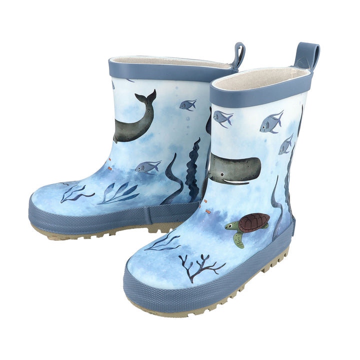 Maximo Kinder Gummistiefel Unterwasser Wal