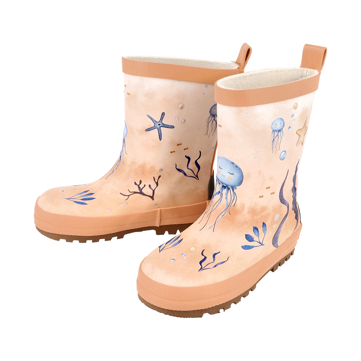 Maximo Kinder Mädchen Gummistiefel Unterwasser Qualle