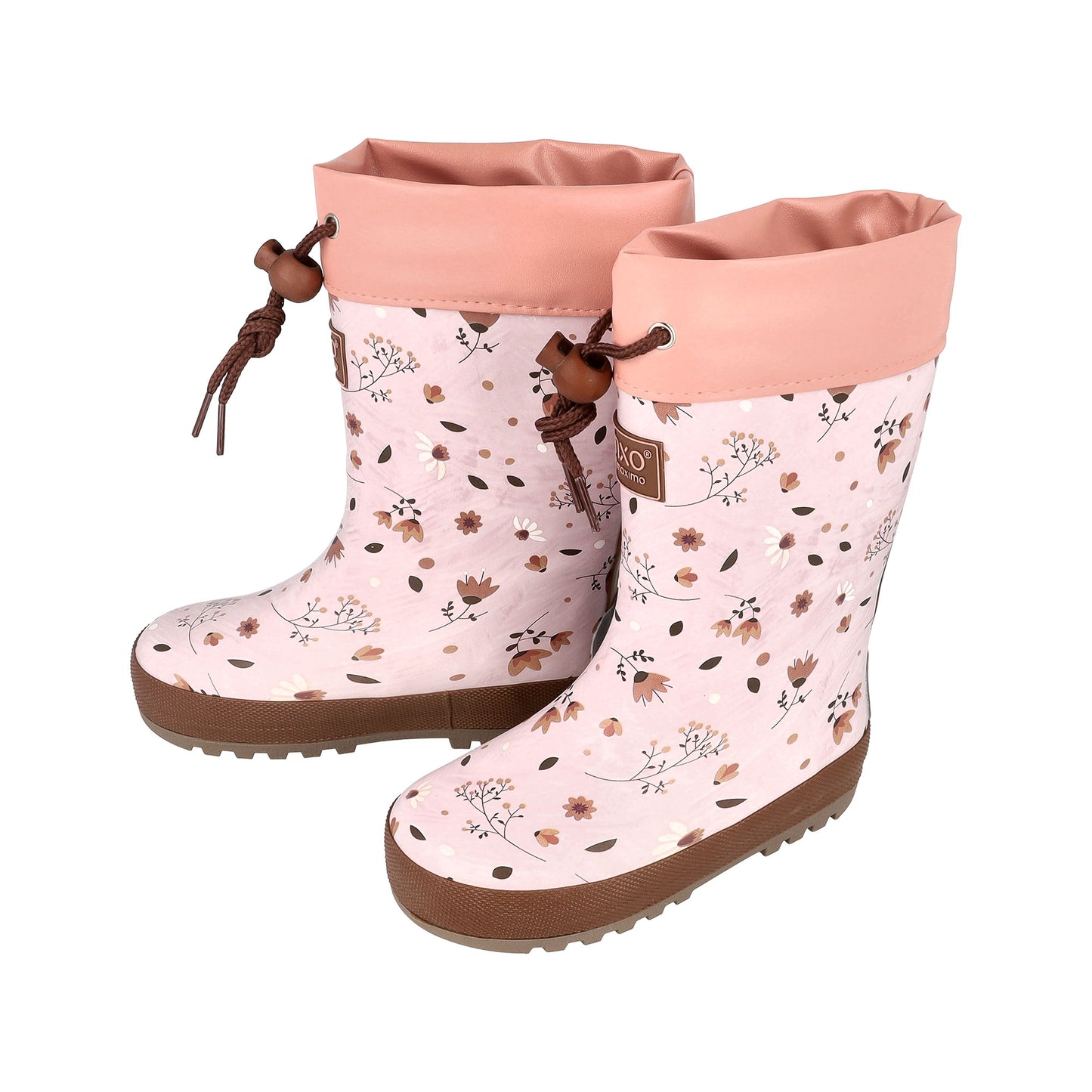 Maximo Kinder Mädchen Gummistiefel allover Blumen