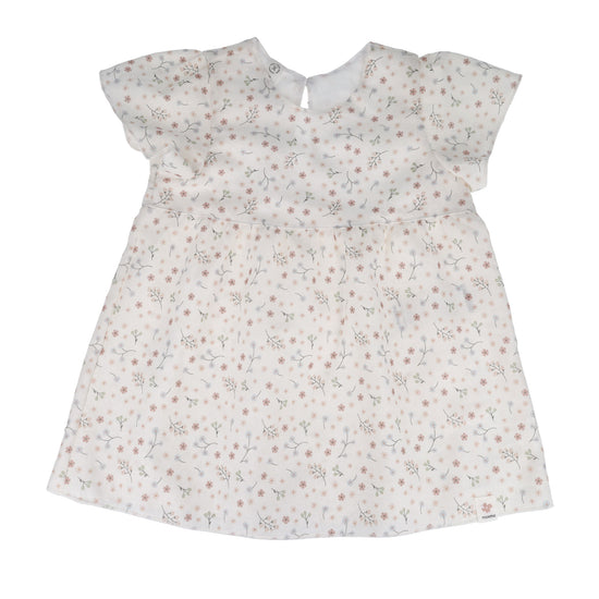 Maximo Baby Mädchen Kleid Leinenoptik