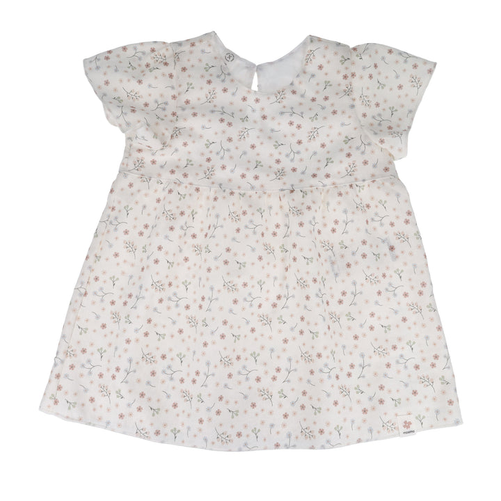 Maximo Baby Mädchen Kleid Leinenoptik