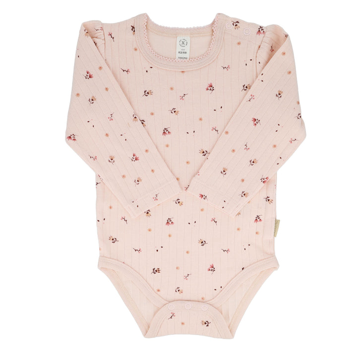 Maximo Baby Mädchen Body Langarm Herbstblume