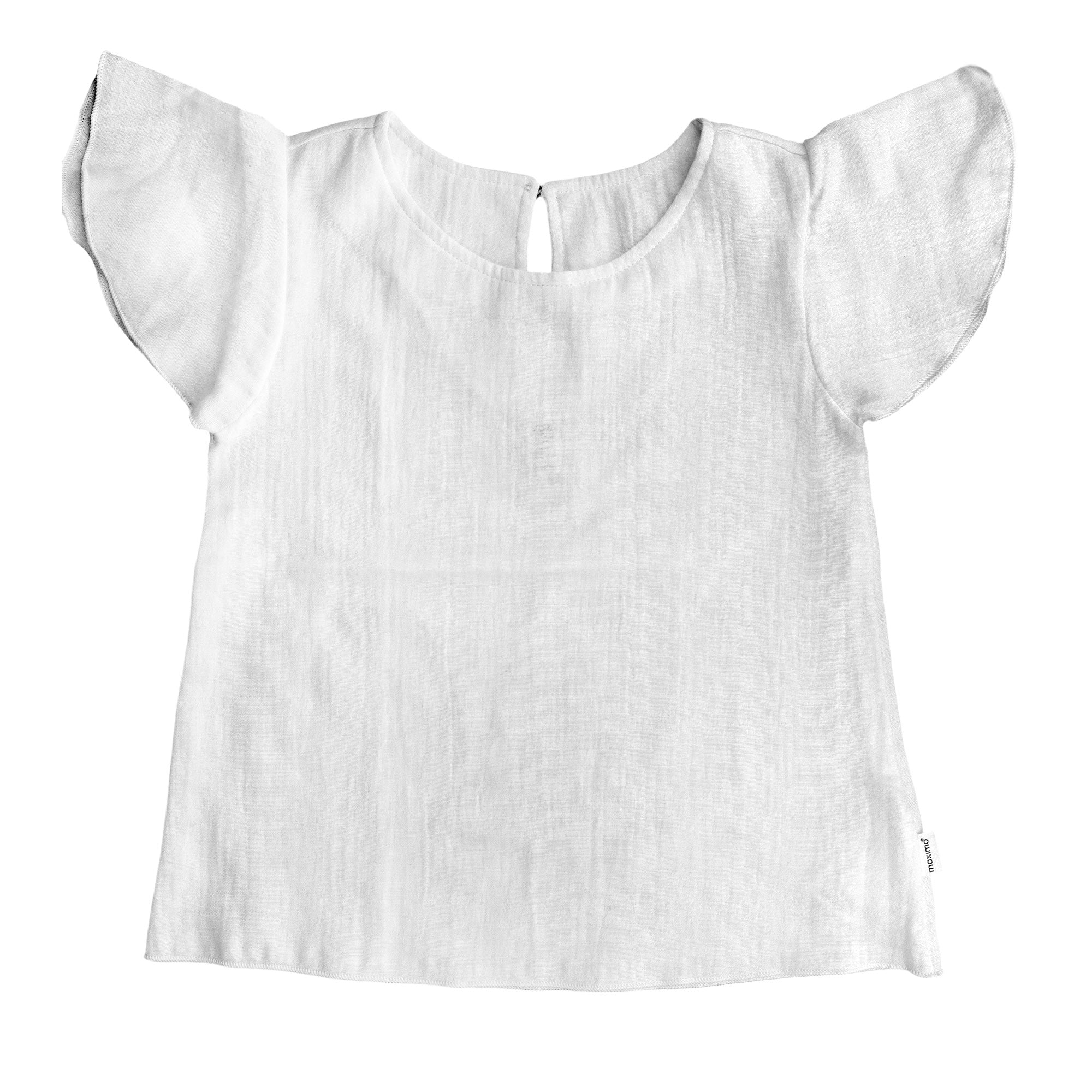 Maximo Kinder Mädchen Shirt Flügelärmel, Musselinstoff