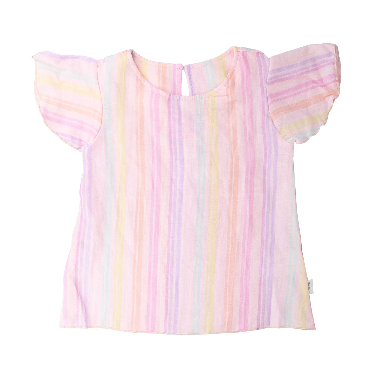 Maximo Kinder Mädchen Shirt Flügelärmel, Musselinstoff