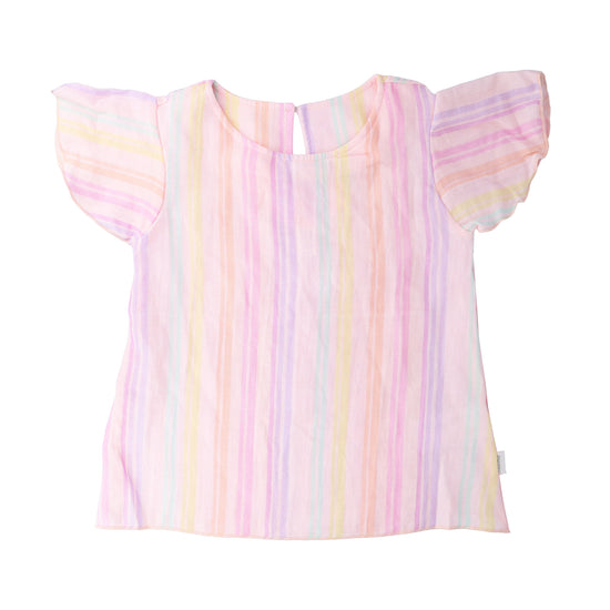 Maximo Kinder Mädchen Shirt Flügelärmel, Musselinstoff