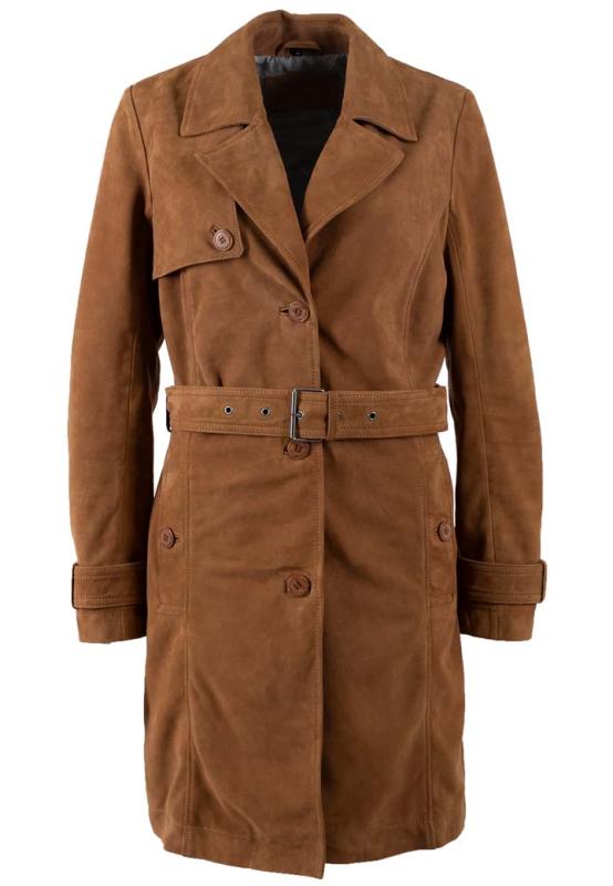 Mauritius Damen Lederjacke MWLilithy Coat long