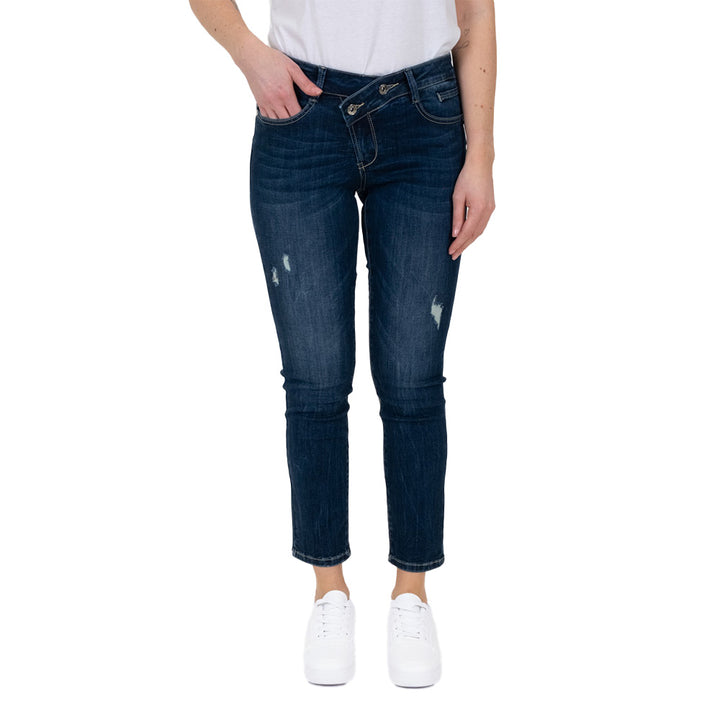 Blue Monkey Damen Jeanshose Cropped 57Eliza