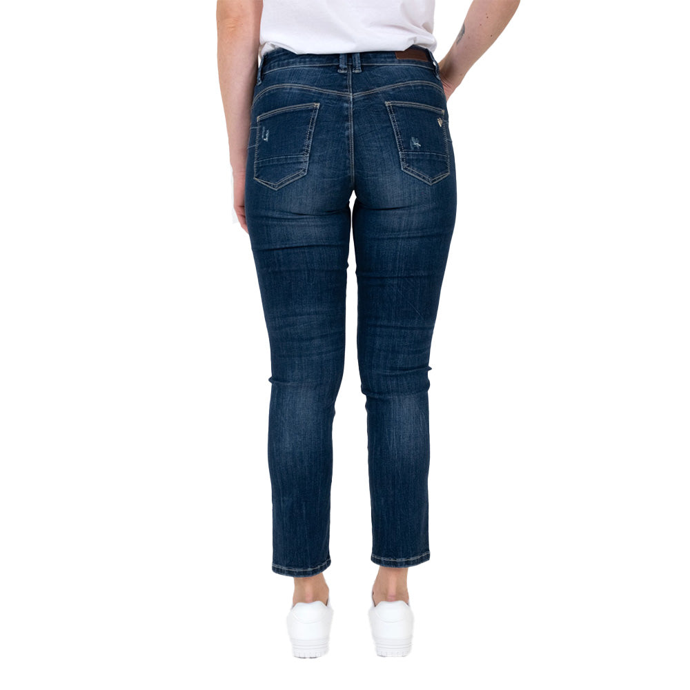 Blue Monkey Damen Jeanshose Cropped 57Eliza