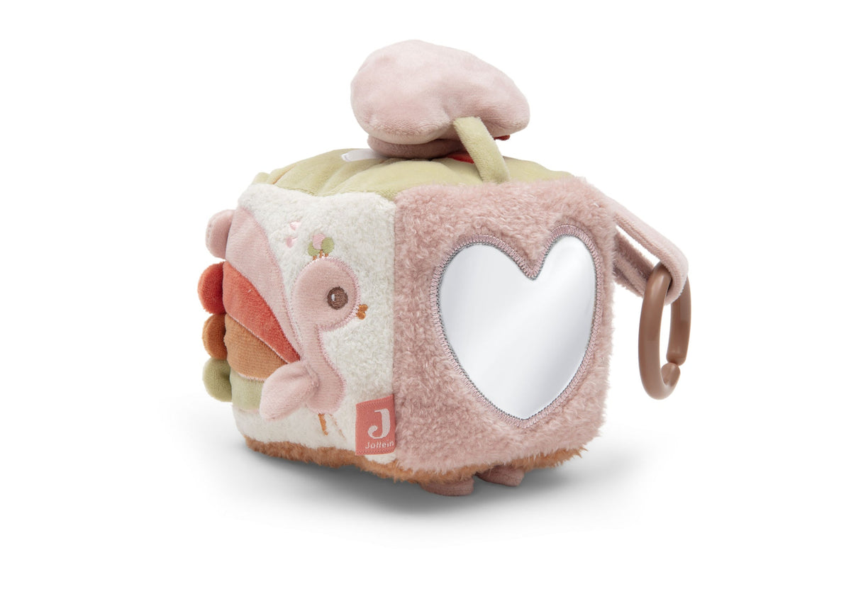 Jollein Baby Aktivitäten Würfel Soft Plumes – Multicolor