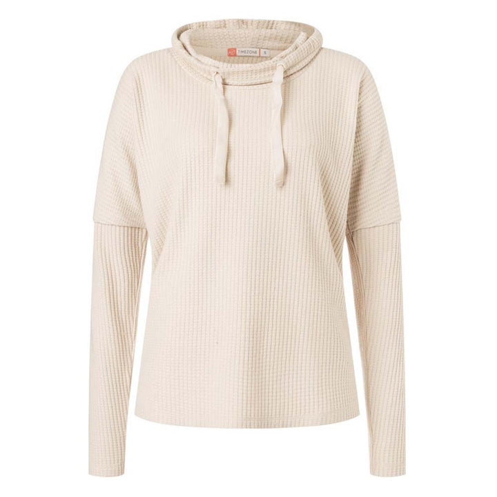 Timezone Damen Sweatshirt Boxy High Neck