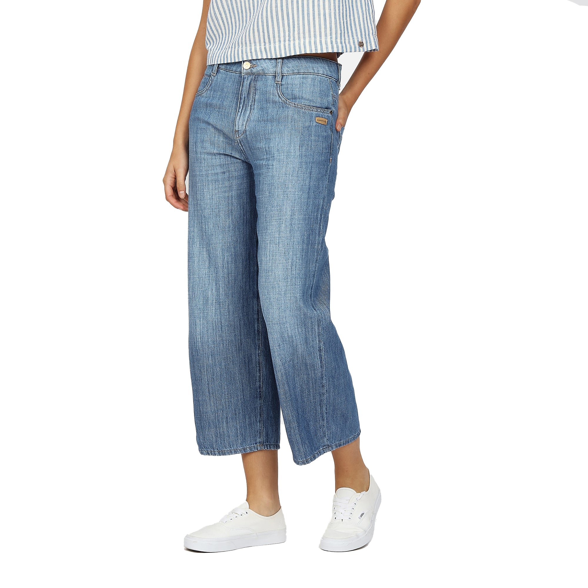 Gang Damen Jeans 94CAROL CULOTTE wide fit