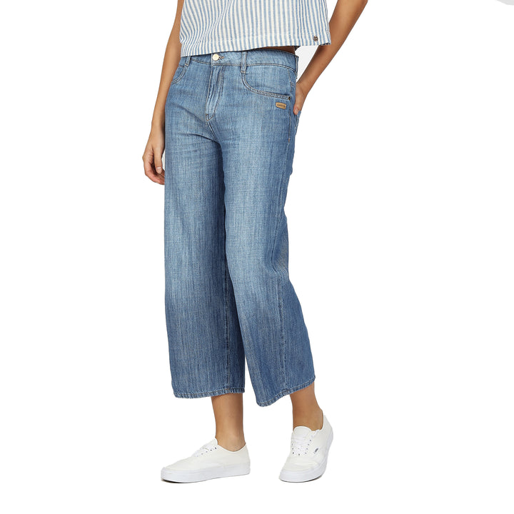 Gang Damen Jeans 94CAROL CULOTTE wide fit