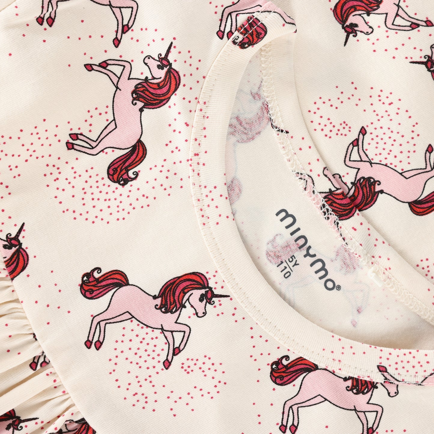 Minymo Mädchen Nachtwäsche 124274 – white swan