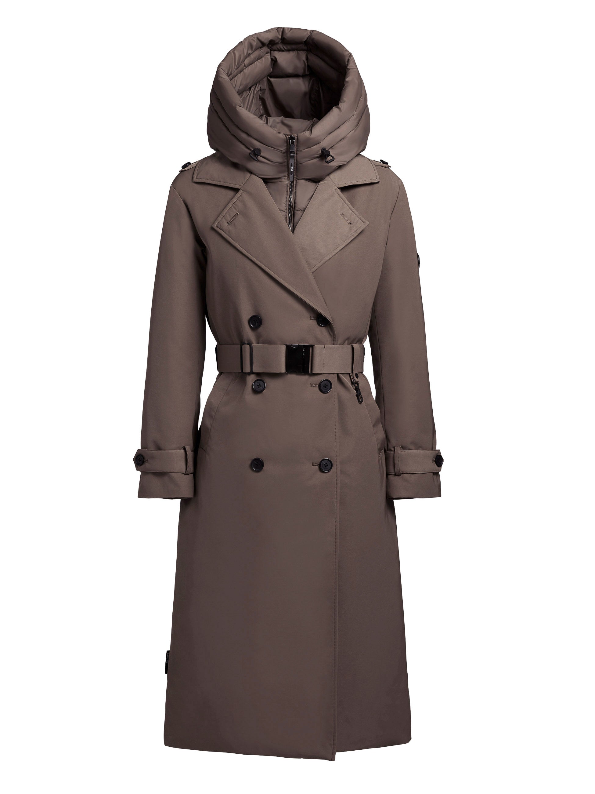 Khujo Damen Winterjacke Trenchcoat ELENA