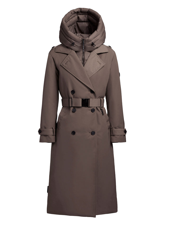 Khujo Damen Winterjacke Trenchcoat ELENA