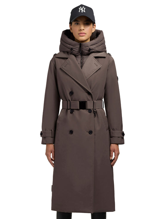 Khujo Damen Winterjacke Trenchcoat ELENA