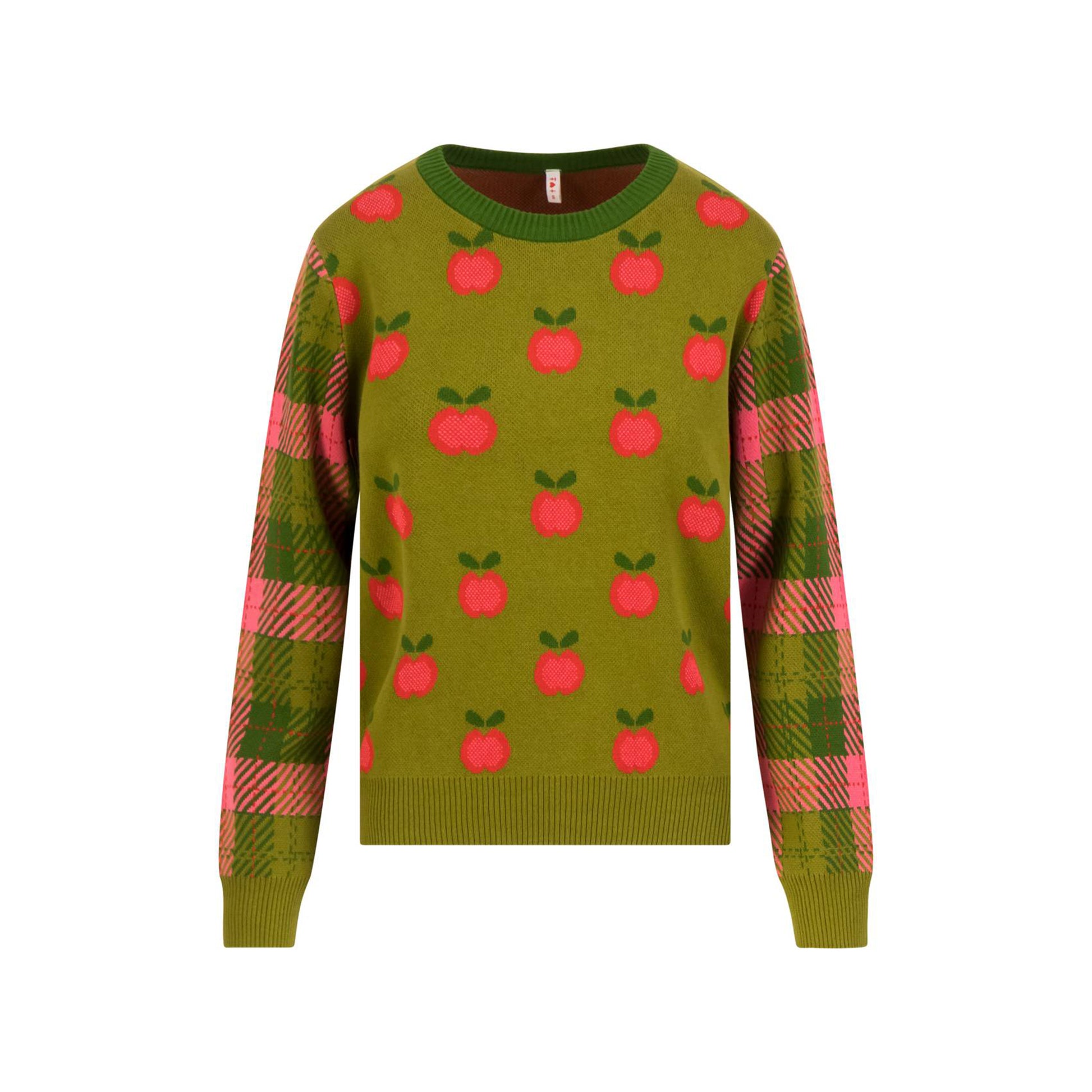 Blutsgeschwister Damen Pullover Cosy Storyteller granny apple pie