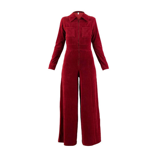 Blutsgeschwister Damen Jumpsuits Jolly Molly fine needle red