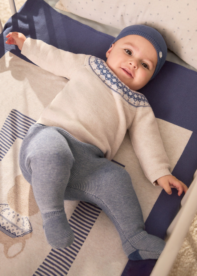 Mayoral Newborn Boy Set 2 Teile Strampelhöschen Trikot 2.509