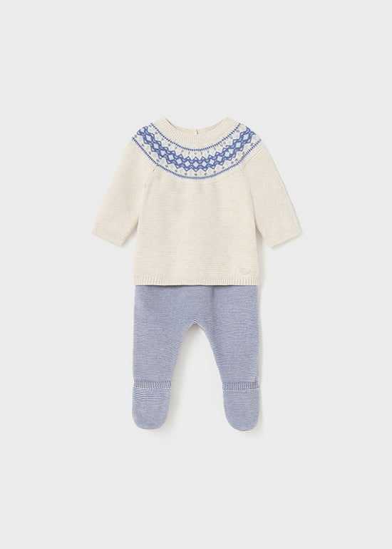 Mayoral Newborn Boy Set 2 Teile Strampelhöschen Trikot 2.509