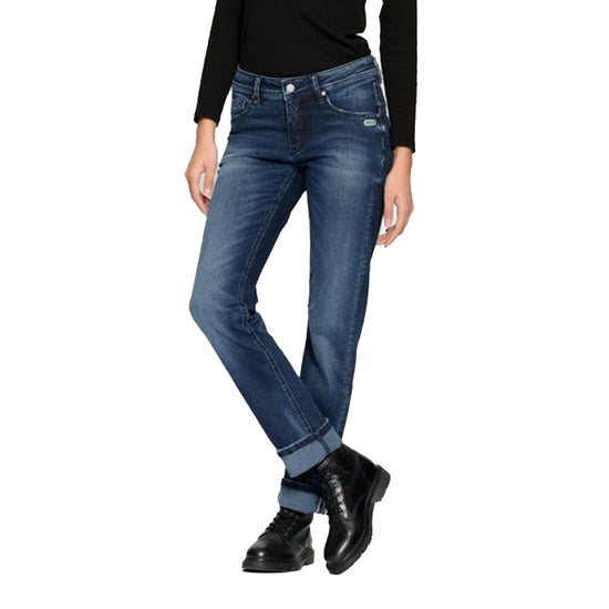 GANG Damen Jeans 94AMELIE STRAIGHT - midnight love