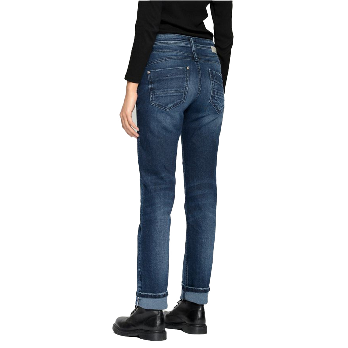 GANG Damen Jeans 94AMELIE STRAIGHT - midnight love