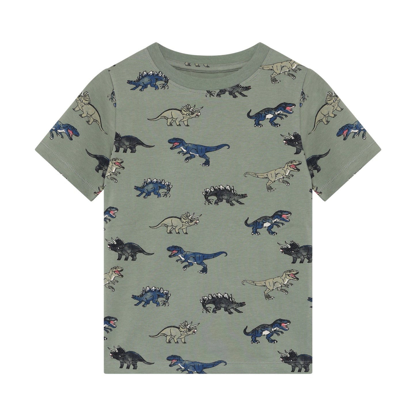 Minymo Jungen Schlafanzug T-Shirt+Short 134358 – lily pad