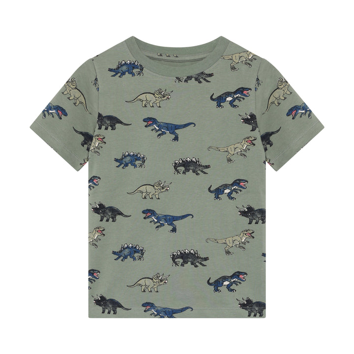 Minymo Jungen Schlafanzug T-Shirt+Short 134358 – lily pad