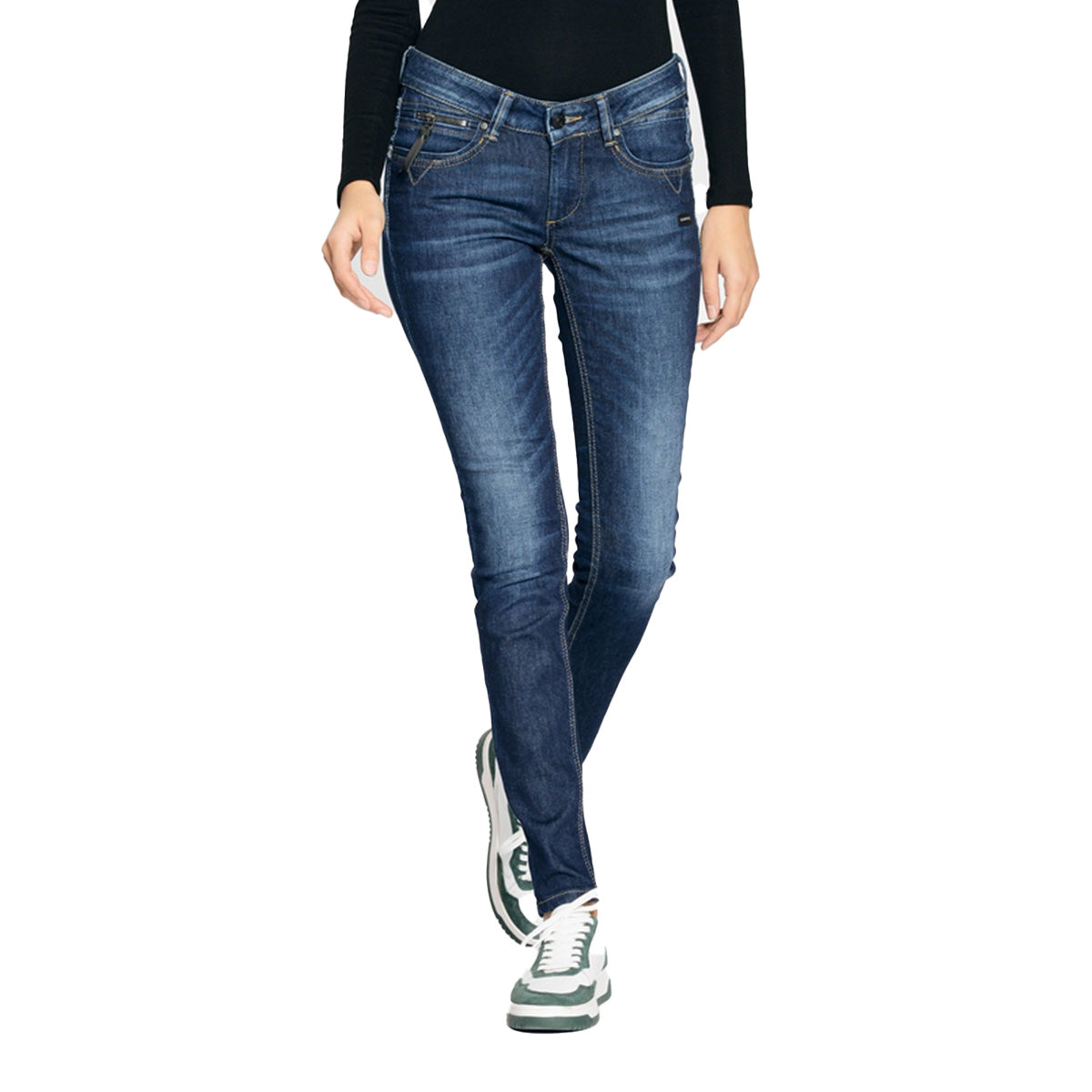 Gang Damen Jeans 94Nikita skinny fit - blue dark wash