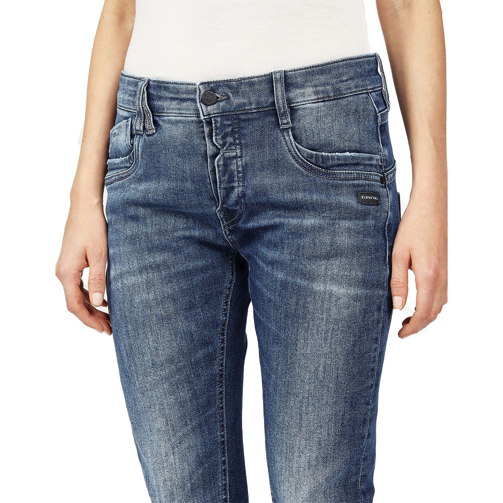 Gang Damen Jeans 94Gerda Relaxed Fit - precious wash