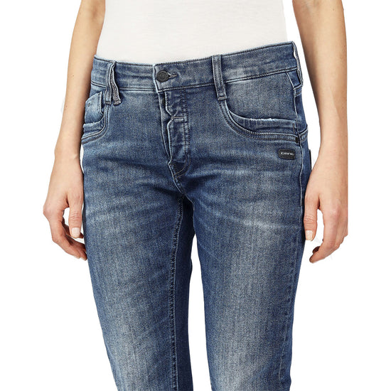 Gang Damen Jeans 94Gerda Relaxed Fit - precious wash