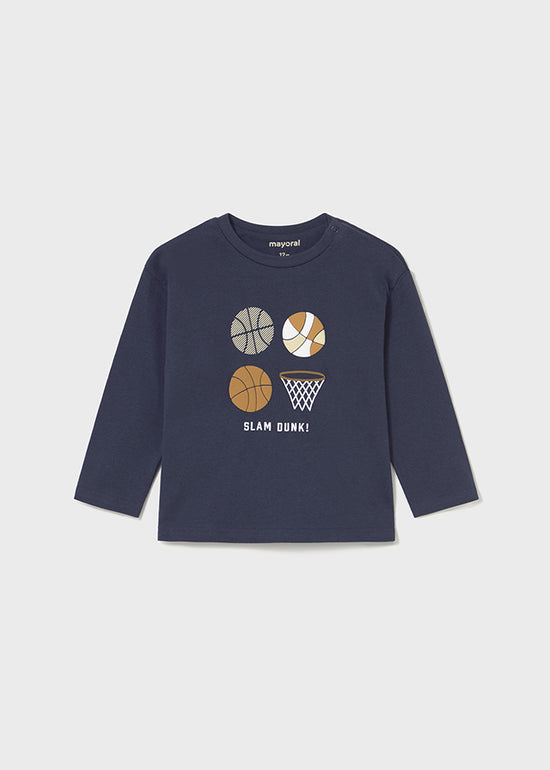 Mayoral Baby Junge Shirt langarm "basket" 2060