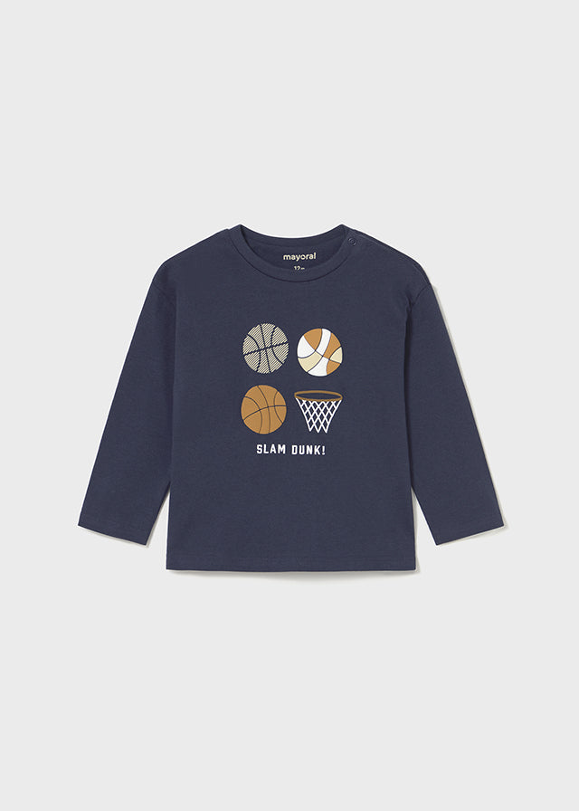 Mayoral Baby Junge Shirt langarm "basket" 2060