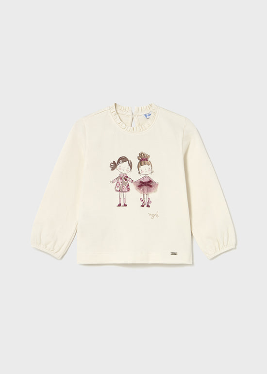 Mayoral Baby Mädchen T-Shirt langarm elegant 2075